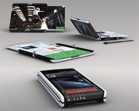 Игровое железо - Концепт телефона с тройным экраном