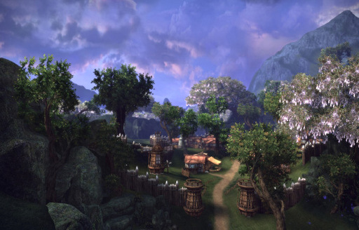TERA: The Exiled Realm of Arborea - Скриншоты New Moon Village и Forgotten Jungle