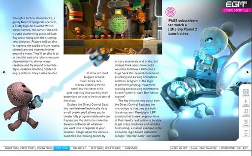 LittleBigPlanet 2 - LittleBigPlanet 2 в EGM[i]