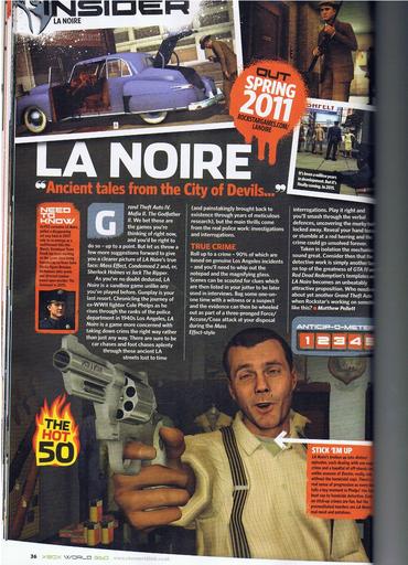 Новости - Скан журнала Xbox 360 World с датой выхода L.A. Noire