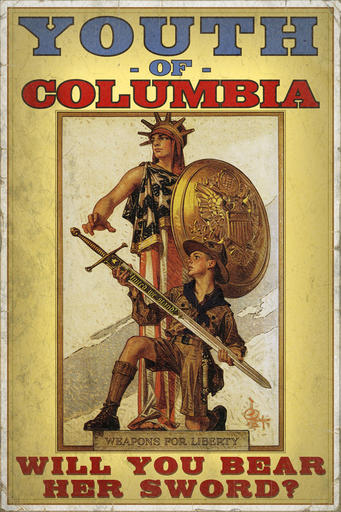 BioShock Infinite - Пропаганда в городе Колумбия.